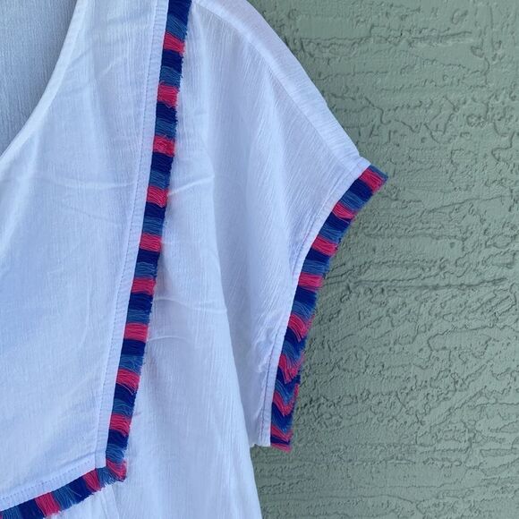 J.Crew Fringe Sz S J.Crew Fringe Tunic Cover-Up - Picture 11 of 14